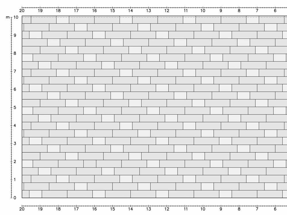 Verlegebeispiel des PREFA Dachpaneel FX.12 - Variante 2